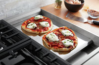 KitchenAid 48'' 6-Burner Commercial-Style Gas Range Top with Griddle - KCGC558JSS - Range Top in Stainless Steel