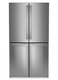 GE Profile 36" 28.4 Cu. Ft. French-Door Refrigerator - Fingerprint Resistant Stainless Steel - PAD28BYTFS | Réfrigérateur GE de 28,4 pi3 et de 36 po à portes françaises - acier inoxydable résistant aux traces de doigts - PAD28BYTFS