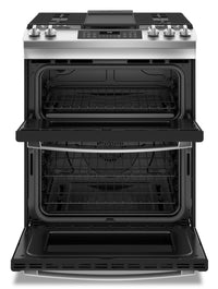 GE 6.7 Cu. Ft. Double-Oven Freestanding Gas Range - JCGSS86SPSS