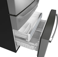 GE 36” 28.7 Cu. Ft. French-Door Refrigerator - Fingerprint Resistant Stainless Steel - PGE29BYTFS | Réfrigérateur GE de 28,7 pi3 et de 36 po à portes françaises - acier inoxydable résistant aux traces de doigts - PGE29BYTFS | PGE29BYS