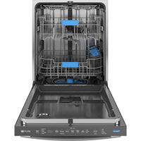 GE 24" 45 dBA Top Control Dishwasher - Fingerprint Resistant Stainless Steel - PDT705SYWFS | Lave-vaisselle GE de 24 po et de 45 dBA avec commandes sur le dessus - acier inoxydable résistant aux traces de doigts - PDT705SYWFS