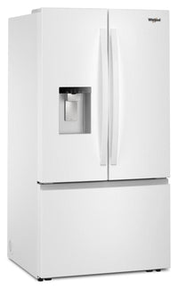 Whirlpool 36" 30 Cu. Ft. French-Door Refrigerator with Dual Ice Makers - White - WRFF3736SW | Réfrigérateur Whirlpool de 36 po et de 30 pi3 à portes françaises avec machine à glaçons double - blanc- WRFF3736SW | WRFF373W