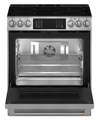 Café 30" 5.7 Cu. Ft. Electric Range with Dynamic Bake - Stainless Steel - CRS70XAWCS1  | Cuisinière électrique Café de 5,7 pi3 et de 30 po avec cuisson dynamique - acier inoxydable - CRS70XAWCS1  | CRS70XA1