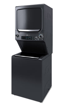 GE Unitized Spacemaker Washer and Electric Dryer Combination - GUD57EEMTDG