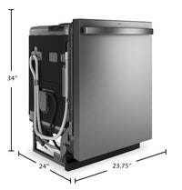 GE 24" 45 dBA Top Control Dishwasher - Fingerprint Resistant Stainless Steel - PDT705SYWFS | Lave-vaisselle GE de 24 po et de 45 dBA avec commandes sur le dessus - acier inoxydable résistant aux traces de doigts - PDT705SYWFS