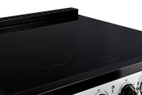 Classic Retro by Unique 30" 3.9 Cu. Ft. Induction Range - Marshmallow White - UNQ-30CR IC W  | Cuisinière à induction Classic Rétro par Unique de 30 po et de 3,9 pi3 - blanc guimauve - UNQ-30CR IC W  | UNQ30ICW