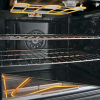GE 30" Smart Electric Range - Fingerprint Resistant Stainless Steel - PCB900YVFS | Cuisinière électrique intelligente GE de 30 po - acier inoxydable résistant aux traces de doigts - PCB900YVFS |
