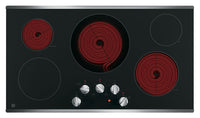 GE 36" Built-In Electric Cooktop - JP3036SLSS | Surface de cuisson électrique encastrée GE de 36 po – JP3036SLSS | JP3036LS