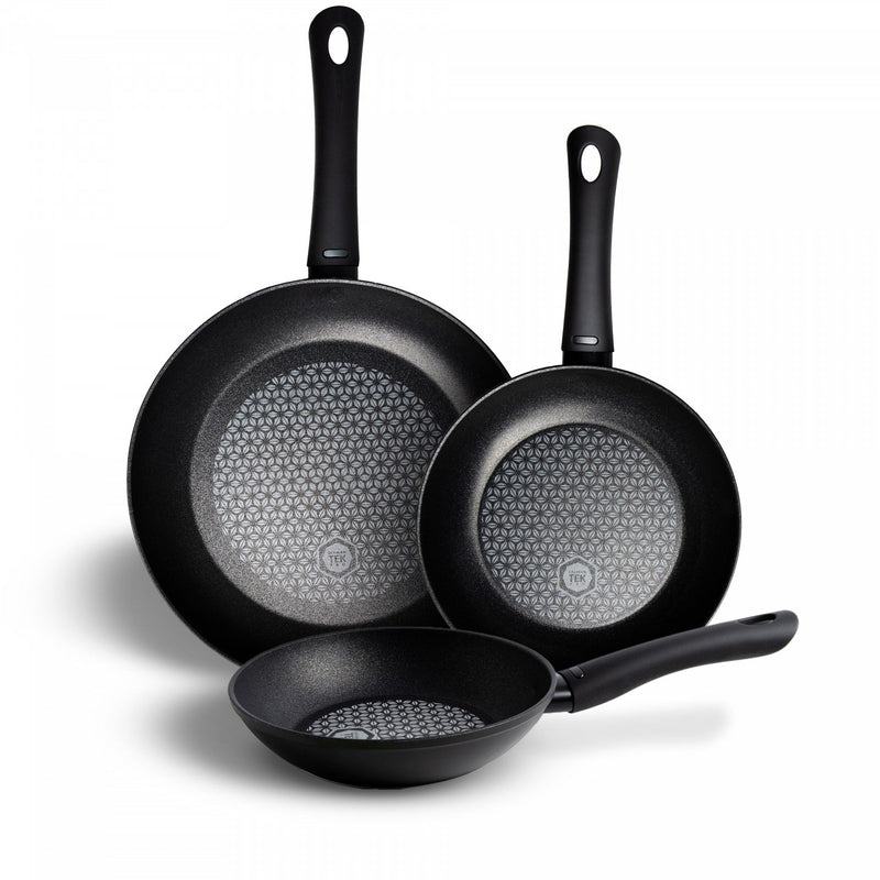 Arimi Diamante Italian Frying Pan Set - 3 Piece | Ensemble De Poeles A Frire Italiennes Arimi Diamante - 3 Pieces