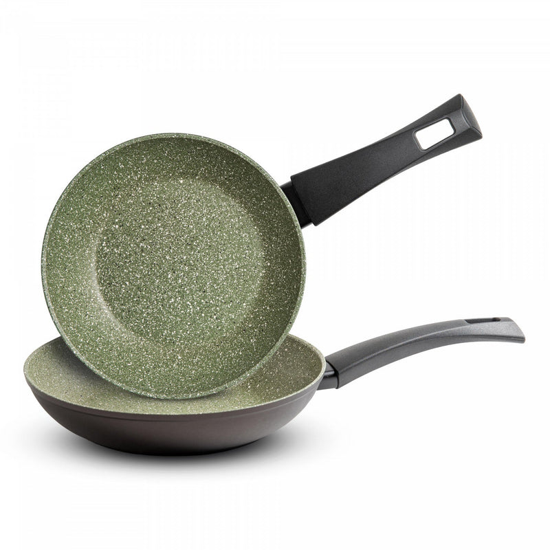 Arimi Natura Italian Frying Pan Set - 2 Piece | Ensemble De Poeles A Frire Italiennes Arimi Natura - 2 Pieces