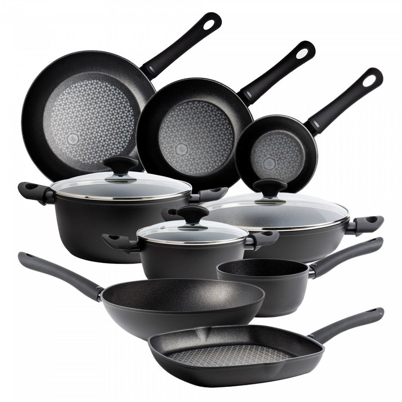 Arimi Diamante Italian Cookware Set - 12 Piece | Batterie De Cuisine Italienne Arimi Diamante - 12 Pieces
