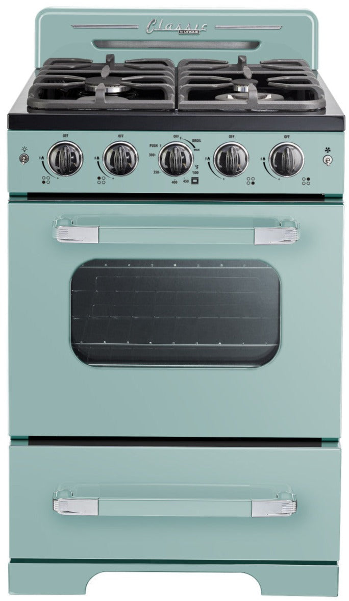 Classic Retro by Unique 24" Convection Gas Range - UGP-24CR T 