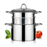 Arimi Milano 7-piece Italian Stainless Steel Cookware Set | Arimi Milano Batterie De Cuisine Italienne 7 Pieces En Acier Inoxydable