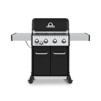 Broil King Baron™ 440 Pro Natural Gas Grill with Side Burner in Black - 875227|Gril à gaz naturel BaronMC 440 PRO noir de Broil King avec brûleur latéral - 875227