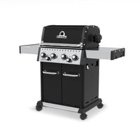 Broil King Baron™ 490 Pro Natural Gas Grill with Side Burner & Rear Rotisserie Burner in Black - 875247|Gril à gaz naturel BaronMC 490 PRO noir de Broil King avec brûleur latéral et brûleur arrière de rôtisserie - 875247