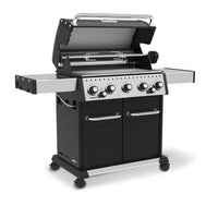 Broil King Baron™ 590 Pro Natural Gas Grill with Side Burner & Rear Rotisserie Burner in Black - 876247|Gril à gaz naturel BaronMC 590 PRO noir de Broil King avec brûleur latéral et brûleur arrière de rôtisserie - 876247