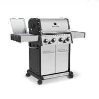 Broil King Baron™ S 490 Pro IR Natural Gas Grill with Infrared Side Burner & Rear Rotisserie Burner - 875947|Gril à gaz naturel BaronMC S 490 PRO IR de Broil King avec brûleur latéral à infrarouge et brûleur arrière de rôtisserie - 875947