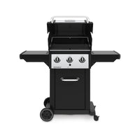 Broil King Monarch™ 320 Natural Gas Grill in Stainless Steel & Black - 834257|Gril à gaz naturel MonarchMC 320 en acier inoxydable et noir de Broil King - 834257