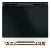 Café Slide-In Double Oven Electric Range with Convection - CCHS950P4MW2 - Electric Range in Matte White