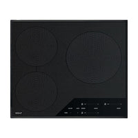 24 Inch Induction Cooktop with 3 Cooking Zones