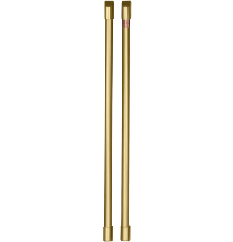 Café Brushed Brass Refrigerator Handle Kit - CXMS2H2PNCG|Trousse de poignées Café laiton brossé pour réfrigérateur - CXMS2H2PNCG
