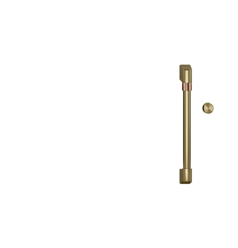 Café Brushed Brass Handle and Knob Kit for Microwave - CXOTRHKPMCG|Trousse de poignée et de bouton Café laiton brossé pour four à micro-ondes - CXOTRHKPMCG
