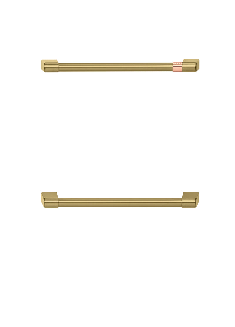 Café Brushed Brass Double-Drawer Dishwasher Handle Kit - CXQD2H2PNCG|Trousse de poignées Café laiton brossé pour lave-vaisselle à 2 tiroirs - CXQD2H2PNCG