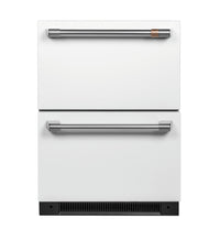 Café Brushed Stainless Under-Counter Refrigerator Handle Kit - CXQD2H2PNSS|Trousse de poignées Café acier inoxydable brossé pour réfrigérateur sous le comptoir - CXQD2H2PNSS
