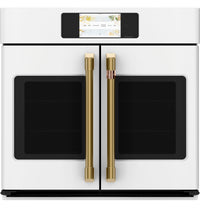 Café Brushed Brass Wall Oven Handle Kit - CXWSFHKPMCG|Trousse de poignées Café laiton brossé pour four mural - CXWSFHKPMCG