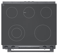 Bosch 4.6 Cu. Ft. 800 Series Electric Range - HEI8046C - Electric Range in Black Stainless Steel 