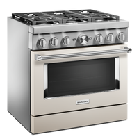 KitchenAid 36" Smart Commercial-Style Dual Fuel Range - KFDC506JMH