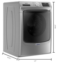 Maytag 5.5 Cu. Ft. Front-Load Washer with Extra Power – MHW6630HC - Washer in Chrome Shadow