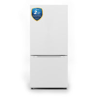 Midea 18.7 Cu. Ft. Bottom-Freezer Refrigerator - MRB19B7AWW | Réfrigérateur Midea de 18,7 pi³ à congélateur inférieur - MRB19B7AWW | MRB19B7W