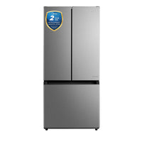 Midea 30" 18.4 Cu. Ft. French-Door Refrigerator - Stainless Steel - MRF18B4AST | Réfrigérateur Midea de 18,4 pi³ et de 30 po à portes françaises - acier inoxydable - MRF18B4AST | MRF18B4A