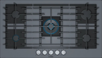 36 Inch Gas Cooktop