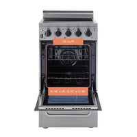 Prestige by Unique 20" Convection Electric Range - UGP-20V EC S/S 