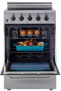 Prestige by Unique 24" Convection Electric Range - UGP-24V EC S/S 