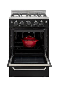 Prestige by Unique 24″ Convection Gas Range - UGP-24V PC1 B 