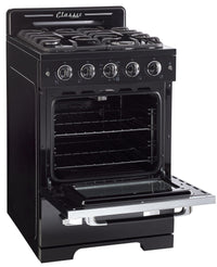 Classic Retro by Unique 24" Convection Gas Range - UGP-24CR B 