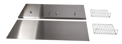 Backguard with Shelf - 48" Stainless Steel