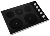 Whirlpool 30" Electric Ceramic Glass Cooktop with Two Dual Radiant Elements - WCE77US0HS