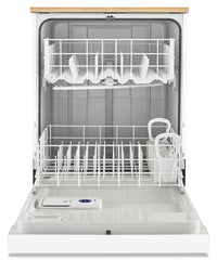 Whirlpool Heavy-Duty Tall-Tub Portable Dishwasher - WDP370PAHB - Dishwasher in White