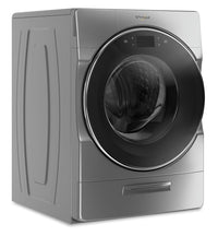 Whirlpool 5.8 Cu. Ft. Smart Front-Load Washer with Load & Go XL Plus Dispenser – WFW9620HC - Washer in Chrome Shadow