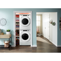 Whirlpool 5.0 Cu. Ft. Front-Load Washer and 7.4 Cu. Ft. Front-Load Dryer - White - Laundry Set in White