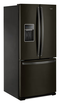 Whirlpool 20 Cu. Ft. French-Door Refrigerator - WRF560SEHV - Refrigerator in Fingerprint Resistant Black Stainless Steel