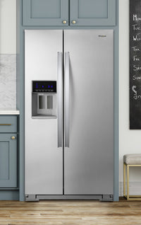 Whirlpool 21 Cu. Ft. Counter-Depth Side-by-Side Refrigerator - WRS571CIHZ - Refrigerator in Fingerprint Resistant Stainless Steel