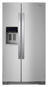 Whirlpool 28 Cu. Ft. Side-by-Side Refrigerator with Exterior Water Dispenser - WRS588FIHZ - Refrigerator in Fingerprint Resistant Stainless Steel