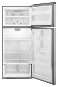 Whirlpool 18 Cu. Ft. Top-Freezer Refrigerator - WRT518SZFG - Refrigerator in Fingerprint Resistant Metallic Steel