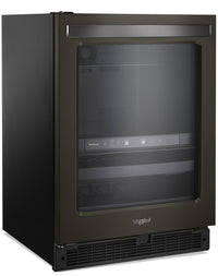 Whirlpool 5.2 Cu. Ft. Under-Counter Beverage Centre - WUB50X24HV - Refrigerator in Black Stainless