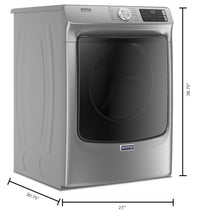 Maytag 7.3 Cu. Ft. Front-Load Electric Dryer with Extra Power and Steam - YMED6630HC